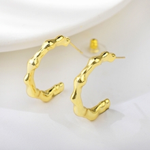 Show details for Wholesale Gold Plated Big Big Stud Earrings with No-Risk Return