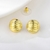 Picture of Nice Big Gold Plated Big Stud Earrings