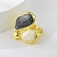 Show details for Funky Big Dubai Fashion Ring