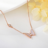 Show details for Trending 925 Sterling Silver Shell Pendant Necklace