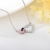 Picture of Top Swarovski Element Pink Pendant Necklace