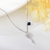 Picture of Designer 925 Sterling Silver Platinum Plated Pendant Necklace with No-Risk Return
