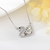 Picture of 925 Sterling Silver swan Pendant Necklace at Unbeatable Price