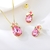 Picture of Purchase Gold Plated Artificial Crystal 3 Piece Jewelry Set Exclusive Online