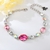 Picture of Hot Selling Platinum Plated Zinc Alloy Fashion Bracelet from Top Designer