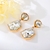 Picture of Fashion White Stud Earrings with Unbeatable Quality