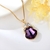 Picture of Brand New Purple Medium Pendant Necklace with Full Guarantee
