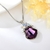 Picture of Sparkly Medium Purple Pendant Necklace
