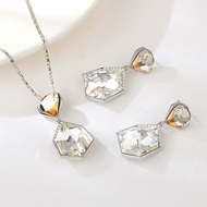 Show details for 16 Inch White 2 Piece Jewelry Set with Fast Shipping