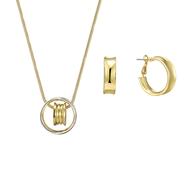 Show details for Buy Gold Plated Small 2 Piece Jewelry Set with Low Cost