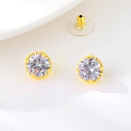 Picture of Nice Cubic Zirconia White Stud Earrings
