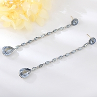 Show details for Filigree Small Zinc Alloy Hoop Earrings