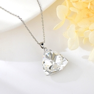 Show details for Fashion Swarovski Element Pendant Necklace with Fast Shipping