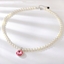 Show details for Nice Swarovski Element Pink Pendant Necklace