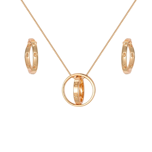 Picture of Wholesale Rose Gold Plated Dubai 2 Piece Jewelry Set with No-Risk Return