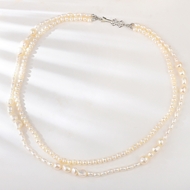 Show details for Popular Cubic Zirconia Platinum Plated Pendant Necklace