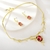 Picture of Bling Medium Red 2 Piece Jewelry Set