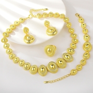 Show details for Dubai Gold Plated 4 Piece Jewelry Set with Fast Delivery