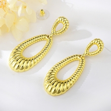 Show details for Zinc Alloy Gold Plated Dangle Earrings at Great Low Price
