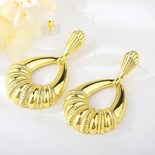 Show details for Funky Dubai Gold Plated Dangle Earrings