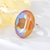 Picture of Great Value Orange Zinc Alloy Ring at Great Low Price