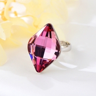 Show details for Filigree Small Swarovski Element Fashion Ring