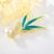 Picture of Trendy Gold Plated Flowers & Plants Brooche for Ladies