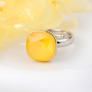 Show details for Low Price Platinum Plated Yellow Adjustable Ring from Trust-worthy Supplier
