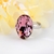 Picture of Distinctive Pink Medium Adjustable Ring As a Gift