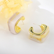 Picture of Top Resin Classic Big Stud Earrings