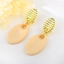 Show details for Filigree Medium Pink Dangle Earrings