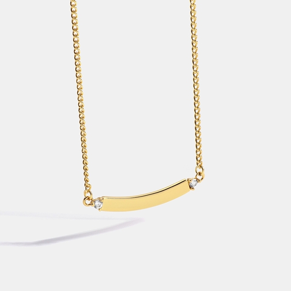 Picture of Low Price Gold Plated Small Short Chain Necklace from Trust-worthy Supplier
