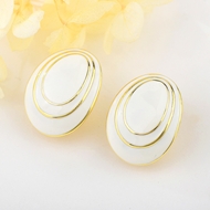 Picture of Zinc Alloy Enamel Stud Earrings at Great Low Price