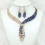 Show details for Stylish Big Luxury 2 Piece Jewelry Set
