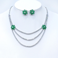Show details for Nice Cubic Zirconia Luxury 2 Piece Jewelry Set Show details for Nice Cubic Zirconia Luxury 2 Piece Jewelry Set