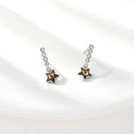 Show details for Unusual Small Colorful Dangle Earrings Factory Supply