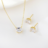 Show details for Affordable Gold Plated White 2 Piece Jewelry Set from Trust-worthy Supplier