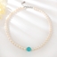 Show details for Bling Big Blue Long Chain Necklace