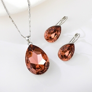 Show details for Nice Swarovski Element Medium 2 Piece Jewelry Set