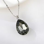 Show details for Hot Selling Black Platinum Plated Pendant Necklace Shopping