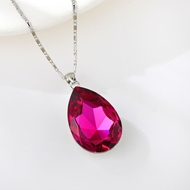 Show details for Need-Now Pink Swarovski Element Pendant Necklace from Editor Picks