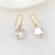 Picture of Classic White Dangle Earrings with Worldwide Shipping