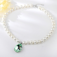 Show details for Latest Medium Swarovski Element Pendant Necklace