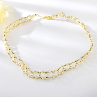 Show details for Zinc Alloy Classic Short Chain Necklace from Certified Factory