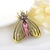 Picture of Purchase Gold Plated Swarovski Element Brooche For Your Occasions