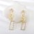 Picture of Gold Plated Copper or Brass Dangle Earrings with Fast Shipping
