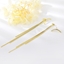 Show details for Delicate Gold Plated Tassel Earrings with Fast Shipping