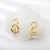 Picture of Latest Small Gold Plated Dangle Earrings