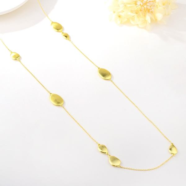 Picture of Great Value Gold Plated Zinc Alloy Fashion Sweater Necklace with Full Guarantee