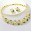 Show details for Eye-Catching Blue Dubai 2 Piece Jewelry Set with Member Discount